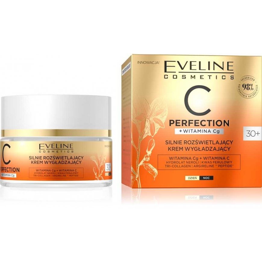 Eveline Cosmetics EVELINE C Perfection Silnie rozświetlający krem wygładzający 30+ with vitamin C 50 ml – 2