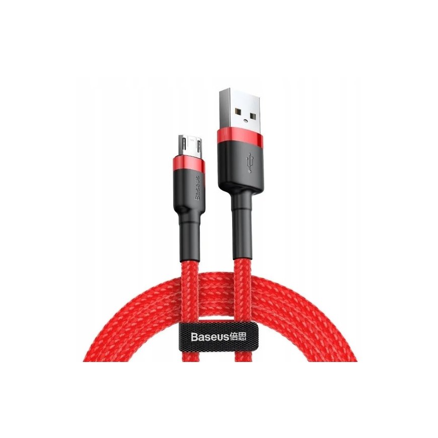USAMS Kabel U23 microUSB 2A Fast Charge 1m biały|white SJ284USB0 – 2