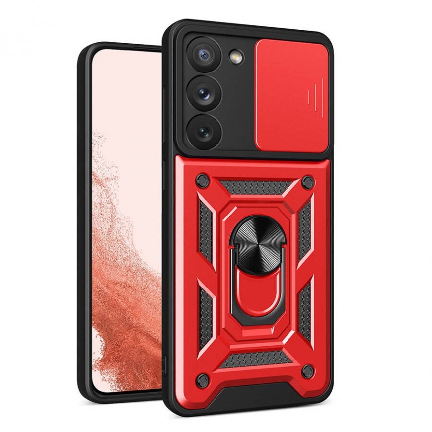 Hybrid Armor Camshield case for Samsung Galaxy S23+ armored cove