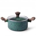 Fissman MALACHITE pot 24x10.9cm / 4.7l with glass lid (aluminium) Fissman MALACHITE pot 24x10.9cm / 4.7l with glass lid (aluminium)