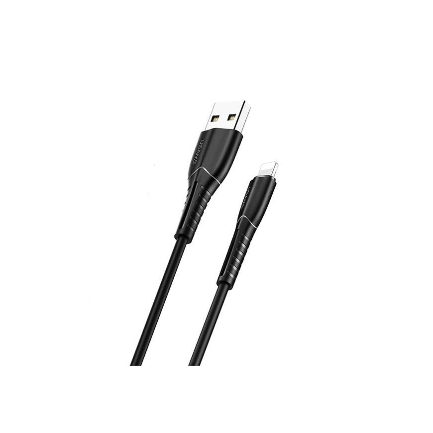 USAMS Kabel U35 lightning 2A Fast Charge 1m czarny|black SJ364US