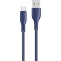 USAMS Kabel U68 microUSB 2A Fast Charge 1m niebieski|blue SJ502U USAMS Kabel U68 microUSB 2A Fast Charge 1m niebieski|blue SJ502U