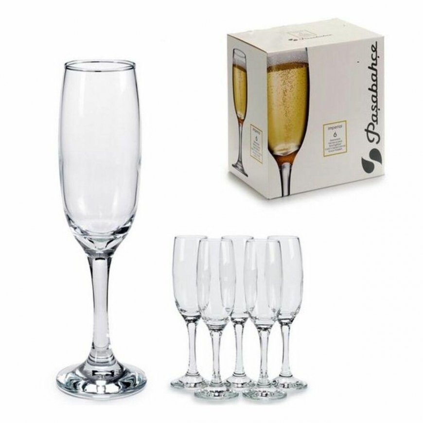 Set of 6 Imperial champagne glasses 210 ml PASABAHCE – 2