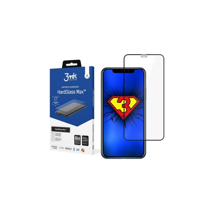 Apple iPhone X|XS|11 Pro BL - 3mk HardGlass Max™ screen protecto