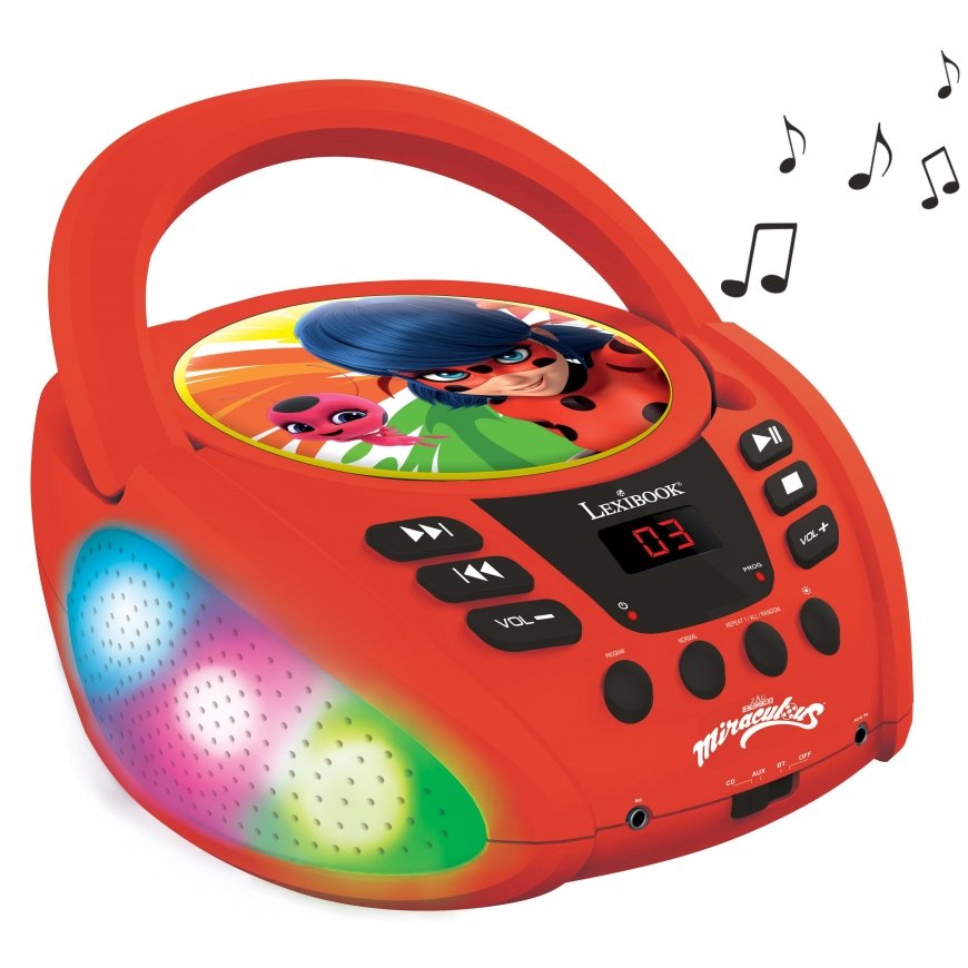 Lexibook Paw Patrol RCD109MI Kannettava CD-soitin Punainen