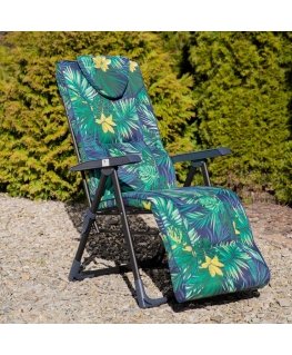 Armchair garden with podnóżkiem Mijas Plus Black Edition G051-02IB PATIO