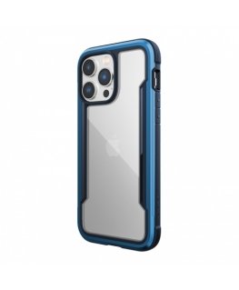 Raptic X-Doria Shield Case iPhone 14 Pro Max armored cover blue