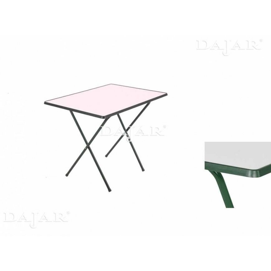 Table Sevelit 60 x 80 cm white / green PATIO