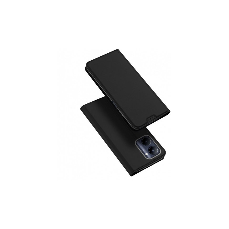Dux Ducis Skin Pro Case Realme C33 Flip Card Wallet Stand Black