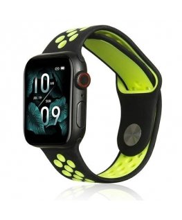 Beline pasek Apple Watch Sport Silicone 38|40|41mm czarno-limonk
