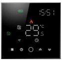 Hismart TUYA Programuojamas termostatas WiFi, juodas Hismart TUYA Programuojamas termostatas WiFi, juodas