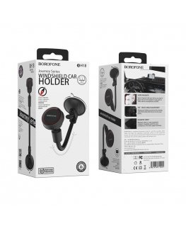 Borofone Car holder BH18 Journey magnetic, stick-on base black-r
