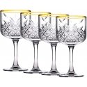 Set of 4 Timeless Gold wine glasses 500 ml PASABAHCE Set of 4 Timeless Gold wine glasses 500 ml PASABAHCE