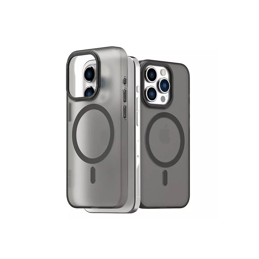 Araree etui Aero Frame iPhone 15 Pro Max 6.7" przeźroczysty-czar