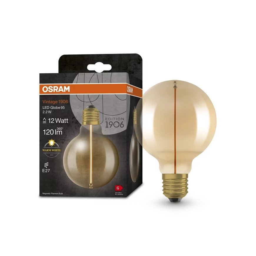 Osram 4099854049934 LED лампа Теплый белый 2700 K 2,2 W E27 G – 3