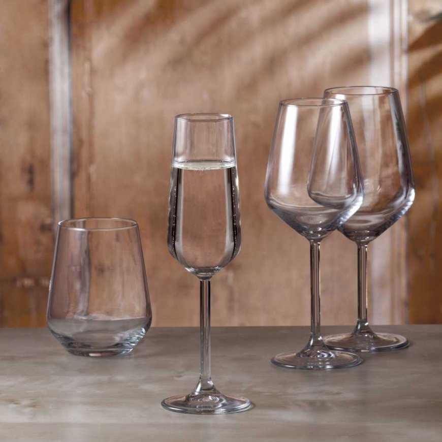 Set of 6 Allegra champagne glasses 195 ml PASABAHCE