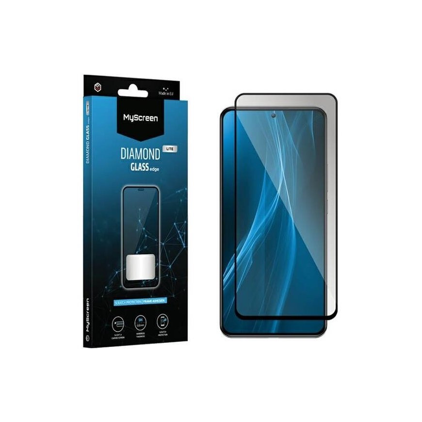 MS Diamond Glass Edge Lite FG Xiaomi Poco C50 Full Glue Czarny|B