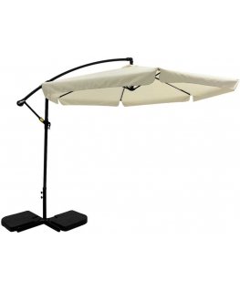 Parasol sodo su podstawą 3 m ecru PATIO