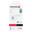 Swissten Travel Charger 12W USB-C / USB-A Swissten Travel Charger 12W USB-C / USB-A