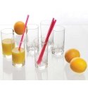 Set of 6 Tropicana tall glasses 330 ml AMBITION