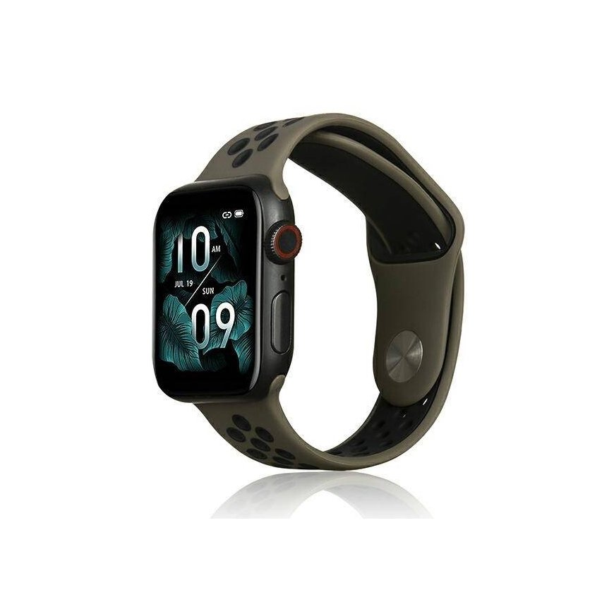 Beline pasek Apple Watch Sport Silicone 38|40|41mm brązowo-czarn