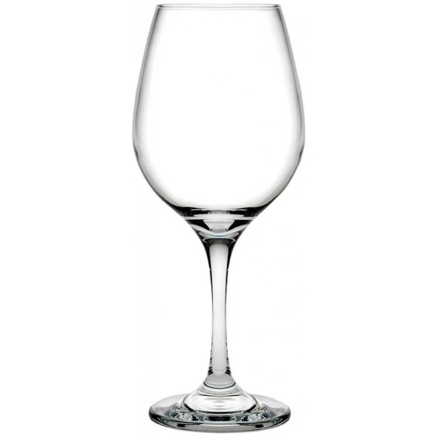 Set of 6 Amber wine glasses 365 ml PASABAHCE