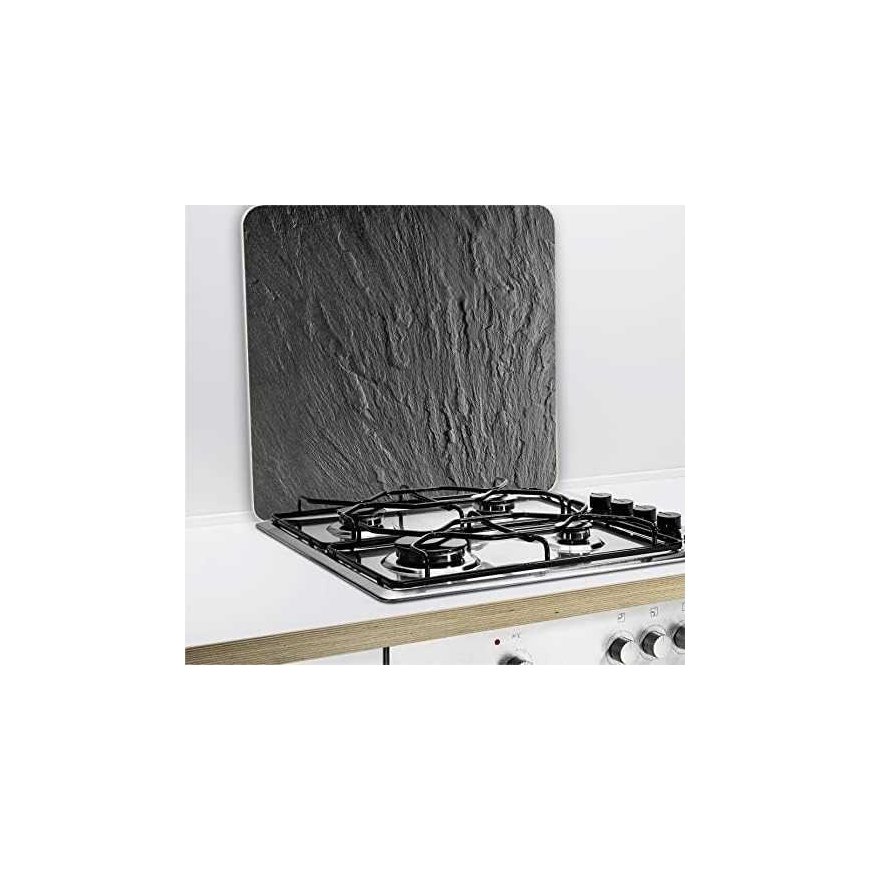 Protective plate for the kitchen, tempered glass with an elegant pattern + non-slip feet - WENKO – 2