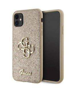 Guess GUHCN61HG4SGD iPhone 11 | Xr 6.1" złoty|gold hardcase Glit