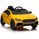 Lean Cars Baterija-powered car Mercedes CLA 45s AMG Geltona 4x4
