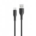 USAMS Kabel U68 microUSB 2A Fast Charge 1m czarny|black SJ502USB USAMS Kabel U68 microUSB 2A Fast Charge 1m czarny|black SJ502USB