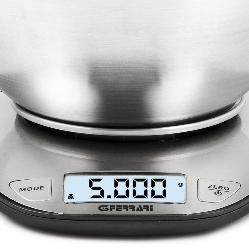 G3 Ferrari G20062 kitchen scale Stainless steel Countertop Round Electronic kitchen scale – 2