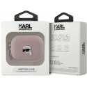 Case Karl Lagerfeld KLAP2PGKIPP AirPods Pro 2 (2022/2023) cover pink/pink Monogram Karl Head