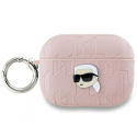 Case Karl Lagerfeld KLAP2PGKIPP AirPods Pro 2 (2022/2023) cover pink/pink Monogram Karl Head