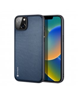Dux Ducis Fino case cover iPhone 14 Plus blue nylon