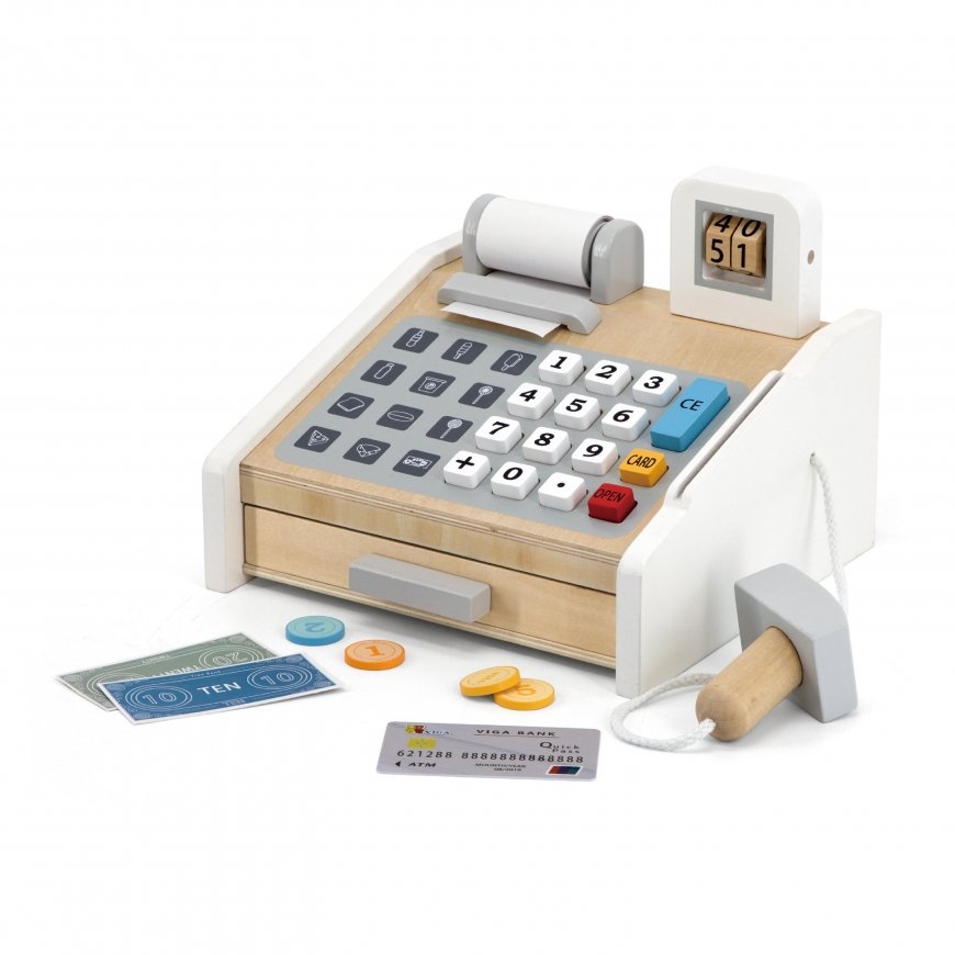Viga Toys Medinis kasos aparatas VIGA – 5