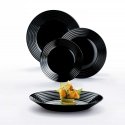 Serwis obiadowy dla 6 osob Harena 19-elementowy black LUMINARC (salaterka 27 cm) Serwis obiadowy dla 6 osob Harena 19-elementowy black LUMINARC (salaterka 27 cm)