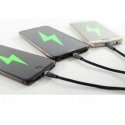 Setty 3in1 cable USB - Lightning + USB-C + microUSB 1,0 m 2A bla Setty 3in1 cable USB - Lightning + USB-C + microUSB 1,0 m 2A bla