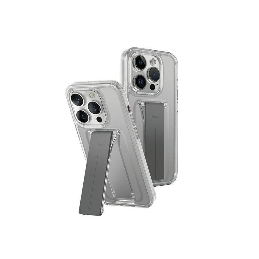 UNIQ etui Heldro Mount with Stand iPhone 15 Pro 6.1" przeźroczys