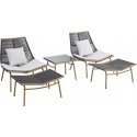 Set mebli ogrodowych Audrey brown PATIO Set mebli ogrodowych Audrey brown PATIO