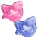 Chicco Physio Soft Pacifier Pink 12m+ 2 Units Chicco Physio Soft Pacifier Pink 12m+ 2 Units