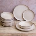 Serwis obiadowy dla 6 osob Craft 18-elementowy sand color AMBITION