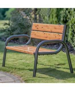 Ławka ogrodowa su oparciem Park Lux PATIO