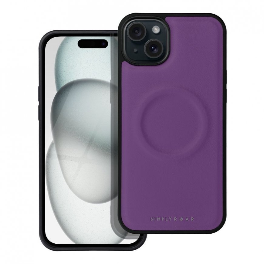 Roar Mag Morning back case silicone for Apple iPhone 15 Plus pur