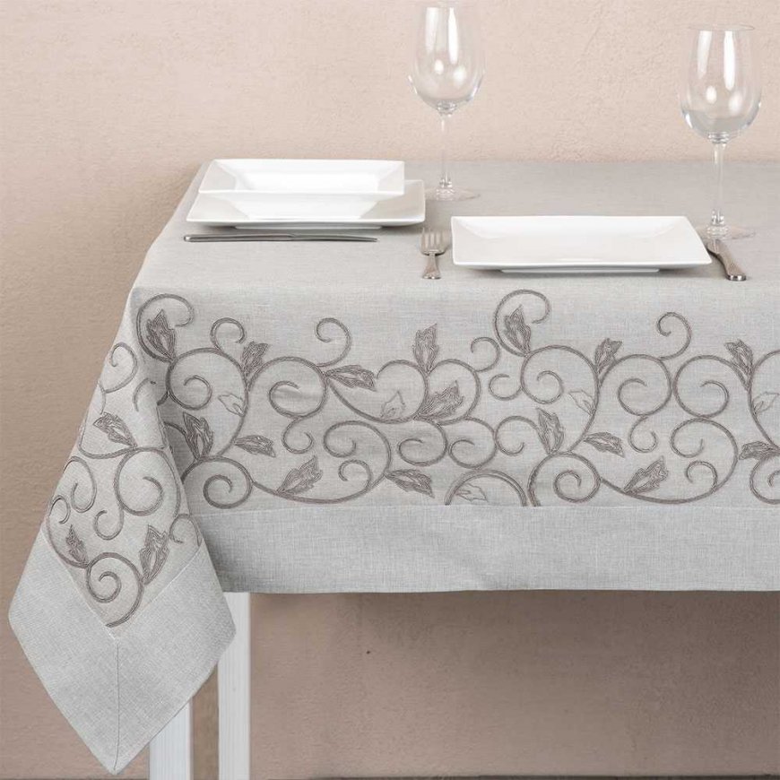 Circle decorative tablecloth 160 x 280 cm AMBITION