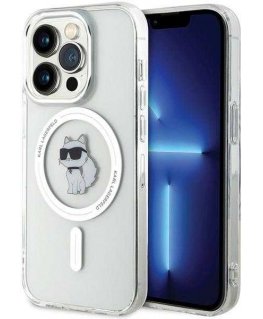 Case Karl Lagerfeld KLHMP14XHFCCNOT iPhone 14 Pro Max 6.7" transparent hardcase IML Choupette MagSafe