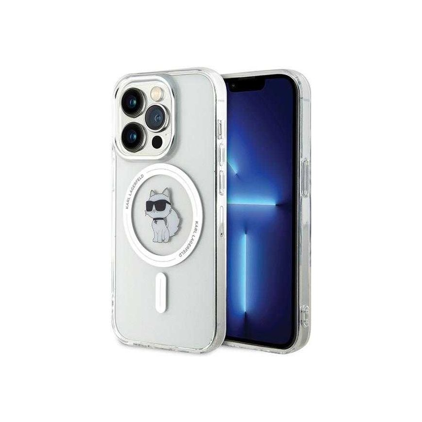 Case Karl Lagerfeld KLHMP14XHFCCNOT iPhone 14 Pro Max 6.7" transparent hardcase IML Choupette MagSafe
