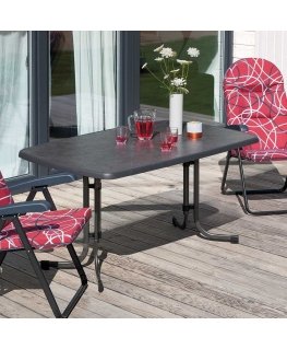 Stół Dine & Relax 150 x 90 cm pizarra / antracito PATIO
