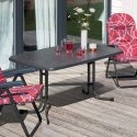Stół Dine & Relax 150 x 90 cm pizarra / antracito PATIO Stół Dine & Relax 150 x 90 cm pizarra / antracito PATIO