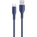 USAMS Kabel U68 USB-C 2A Fast Charge 1m niebieski|blue SJ501USB0