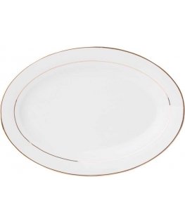 Półmisek ovalny 30.5 cm Aura Gold AMBITION